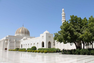 Grosse Moschee MuscatOman Golfreisen und Golfurlaub